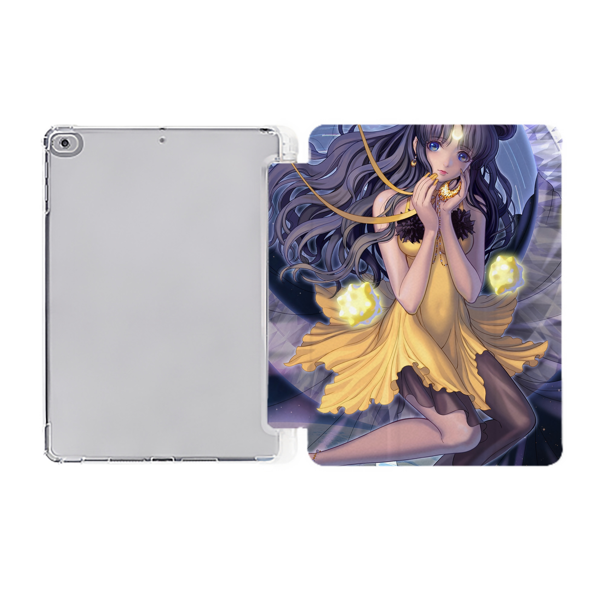 （画像用） 美少女戦士セーラームーン Sailor Moon IPad ケース ペン収納付き 三つ折りスタンド PUレザー×シリコン 対応機種9.5/10.5/10.9インチ